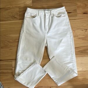 Just Black Denim brand women’s white jeans